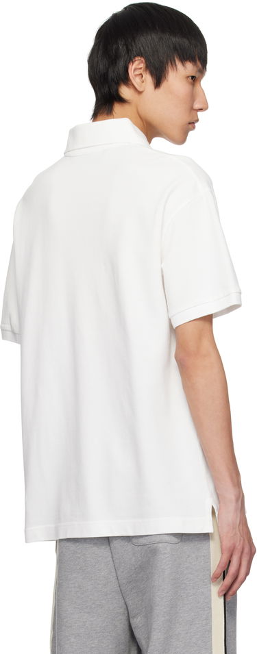 Polo skjorte Palm Angels Palm Angels Curved Logo Polo Hvid | PMGB012S25FAB0030310, 2