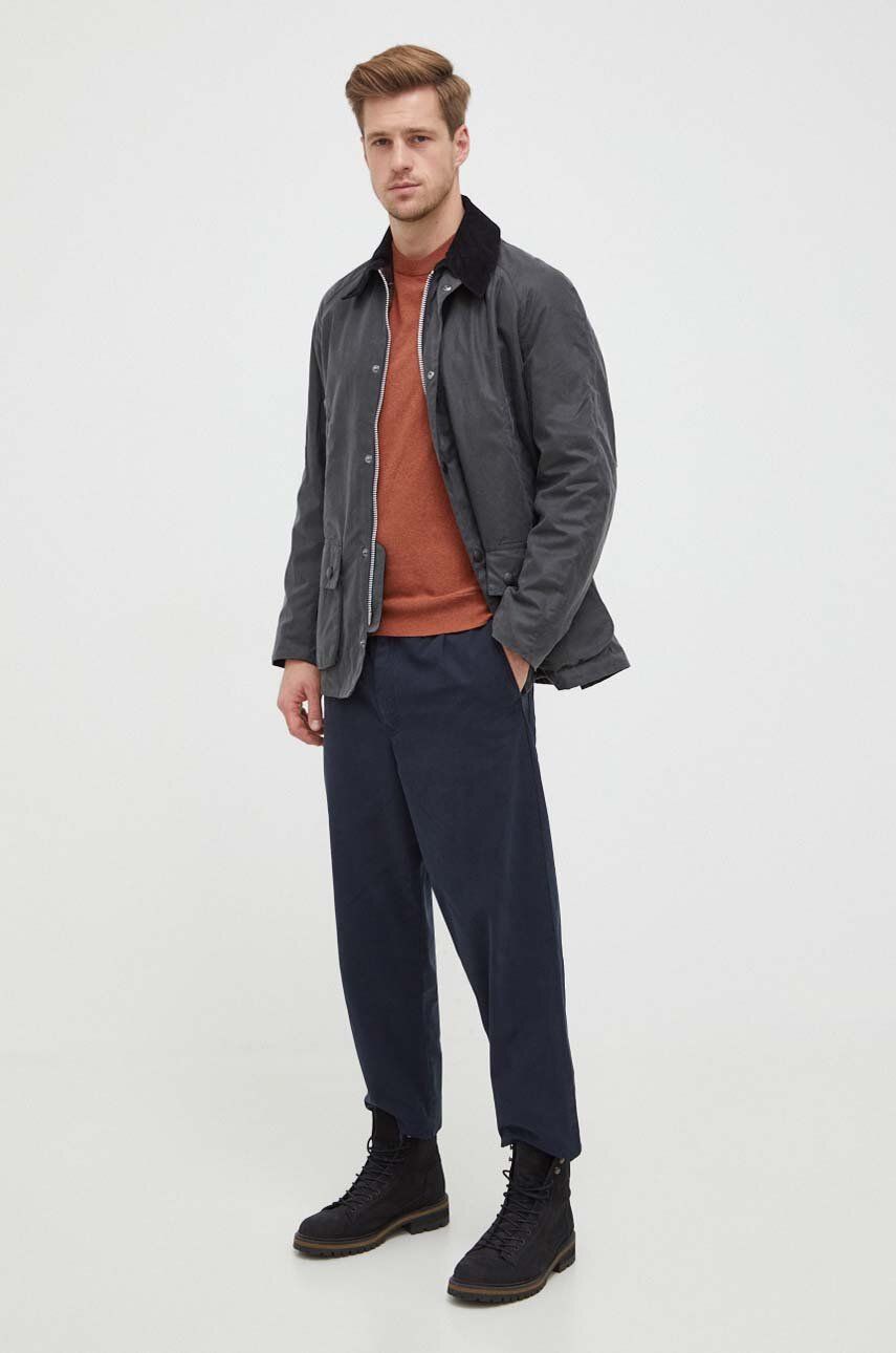 Jakke Barbour Ashby Wax Jacket Grå | MWX0339, 1