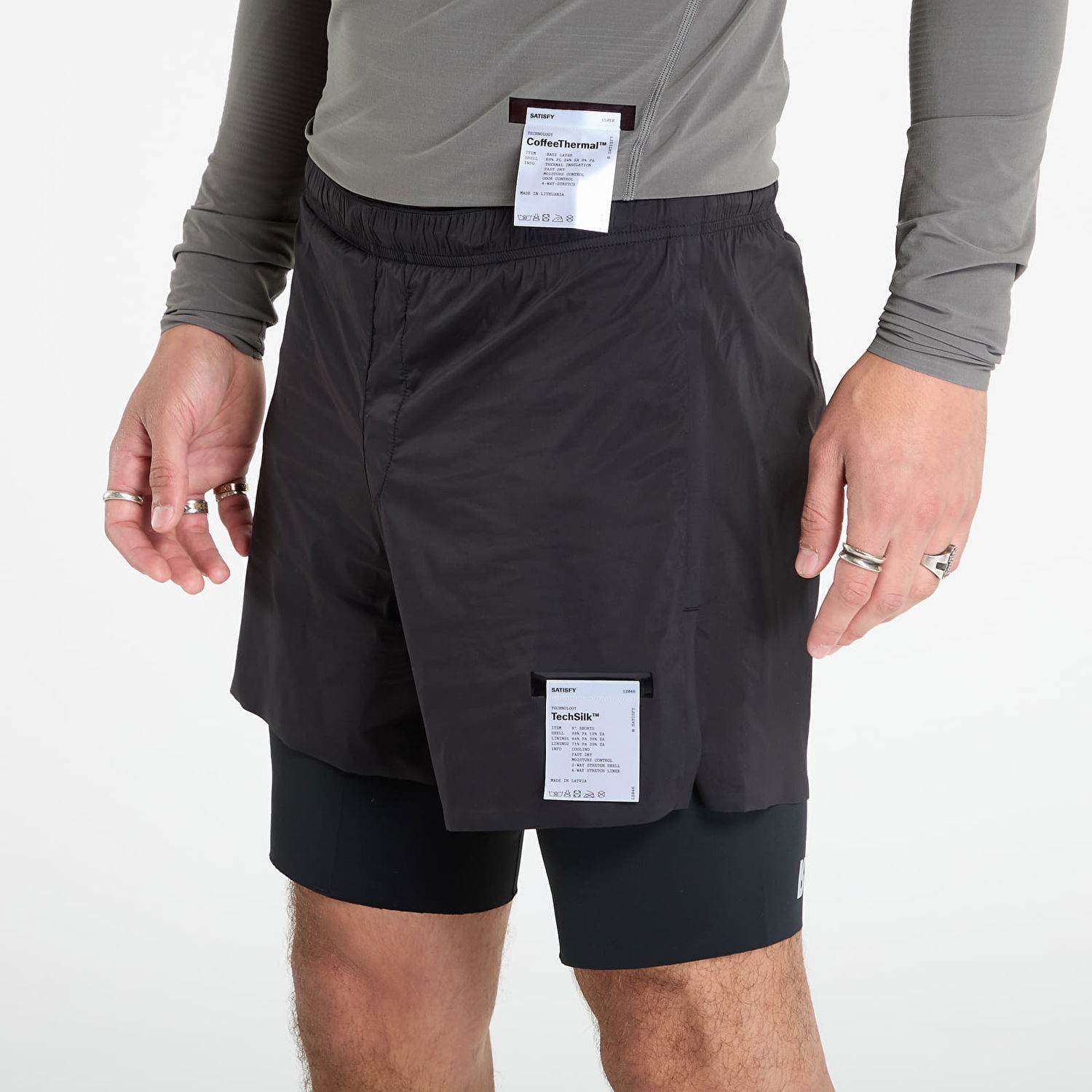 Shorts Satisfy Satisfy TechSilk 8" 2-in-1 Shorts Sort | 12046-00000, 1