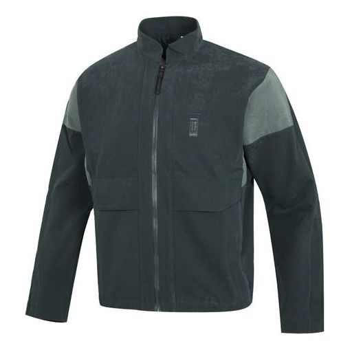 Bomberjakke adidas Originals Sportswear Color Block Stand Collar Jacket Grøn | HM5173