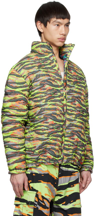 Puffer jakke ERL ERL Camo Down Jacket Grøn | ERL06C003, 1