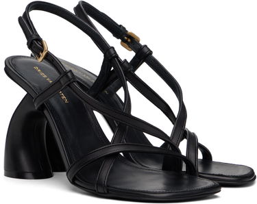 Skopleje Dries Van Noten Dries Van Noten Leather Heeled Sandals Sort | WS251-1565-109, 3