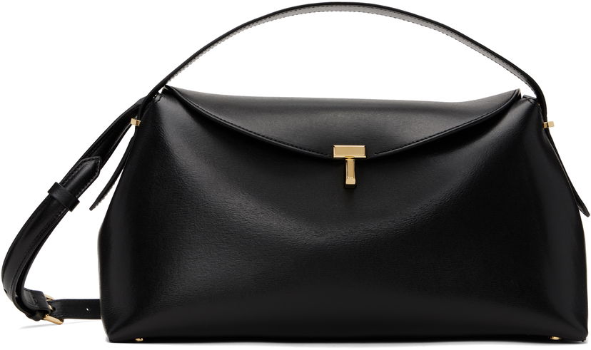 Håndtaske TOTEME TOTEME T-Lock Top Handle Bag Sort | 234-WLGBG417-LE0025
