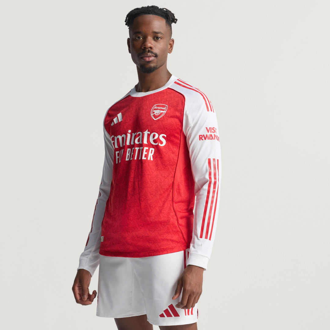 Jersey adidas Performance Arsenal 25/26 Authentic Long Sleeve Jersey Rød | JJ1833, 0