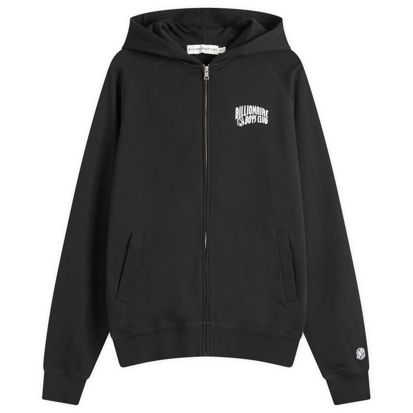 Sweatshirt BILLIONAIRE BOYS CLUB Men's Arch Logo Zip Hoodie, Size Small Sort | BC006-BLK