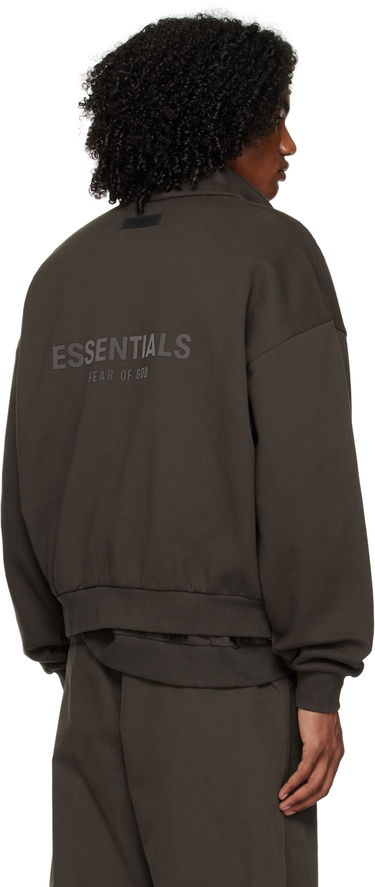 Sweatshirt Fear of God Essentials Full Zip Jacket Grå | 192BT225070FW, 2