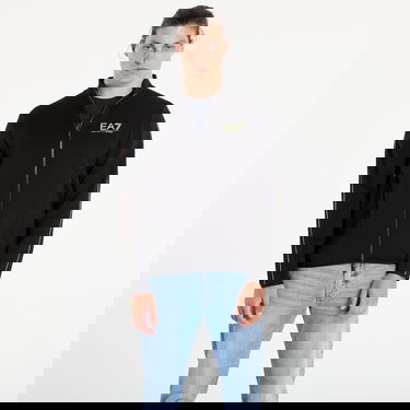 Sweatshirt Emporio Armani EA7 Emporio Armani Train Gold Label Zip-Up Sweatshirt Sort | 7M000670AF14146UC001, 0