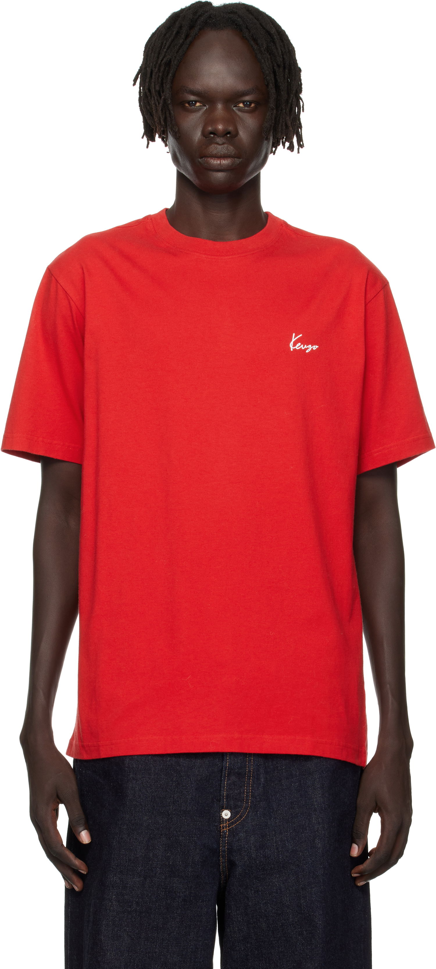 T-shirt KENZO Kenzo 'KENZO Archive Bouquet' T-Shirt Rød | FF65TS2604SG, 0