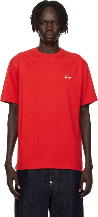 T-shirt KENZO Kenzo 'KENZO Archive Bouquet' T-Shirt Rød | FF65TS2604SG, 0