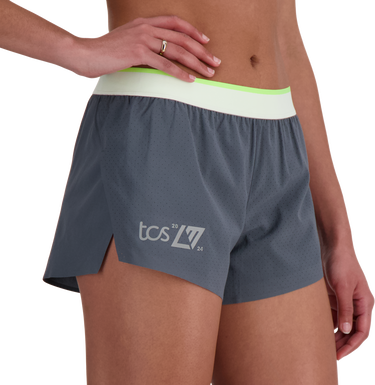 Shorts New Balance London Edition Race Day Split Short Grå | ws41292d-gt, 2