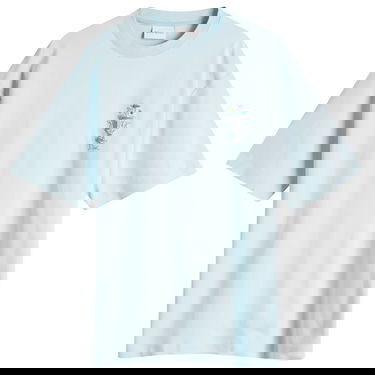 T-shirt Drôle de Monsieur Drôle de Monsieur Vase Logo T-Shirt, Size Small Blå | F-TS225-CO002-LBE, 1