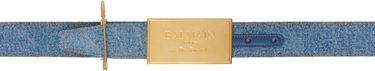 Bælter Balmain Balmain Denim Safety Pin Belt Blå | EN1WJ167TDTW, 0