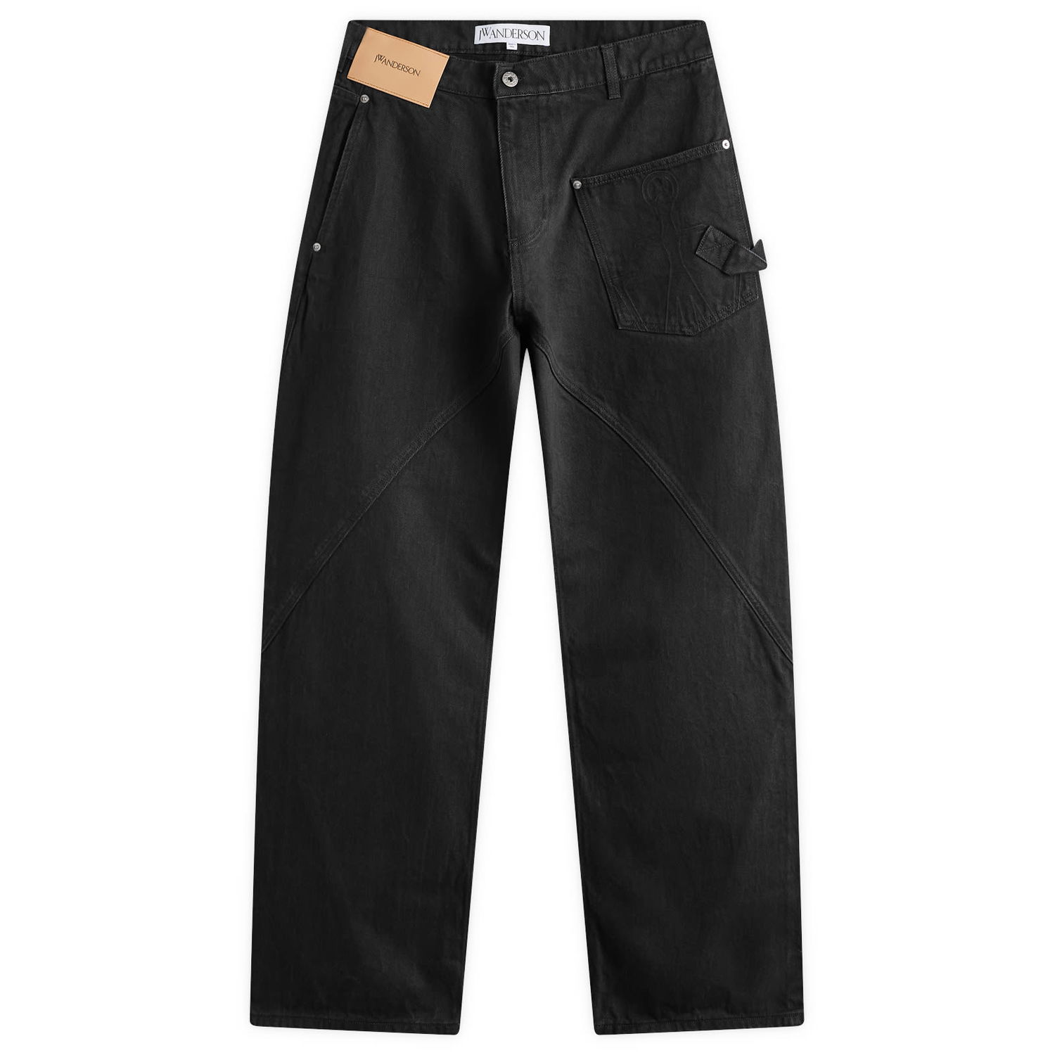 Jeans JW Anderson Twisted Workwear Jeans Sort | DT0110-PG1595-999, 0