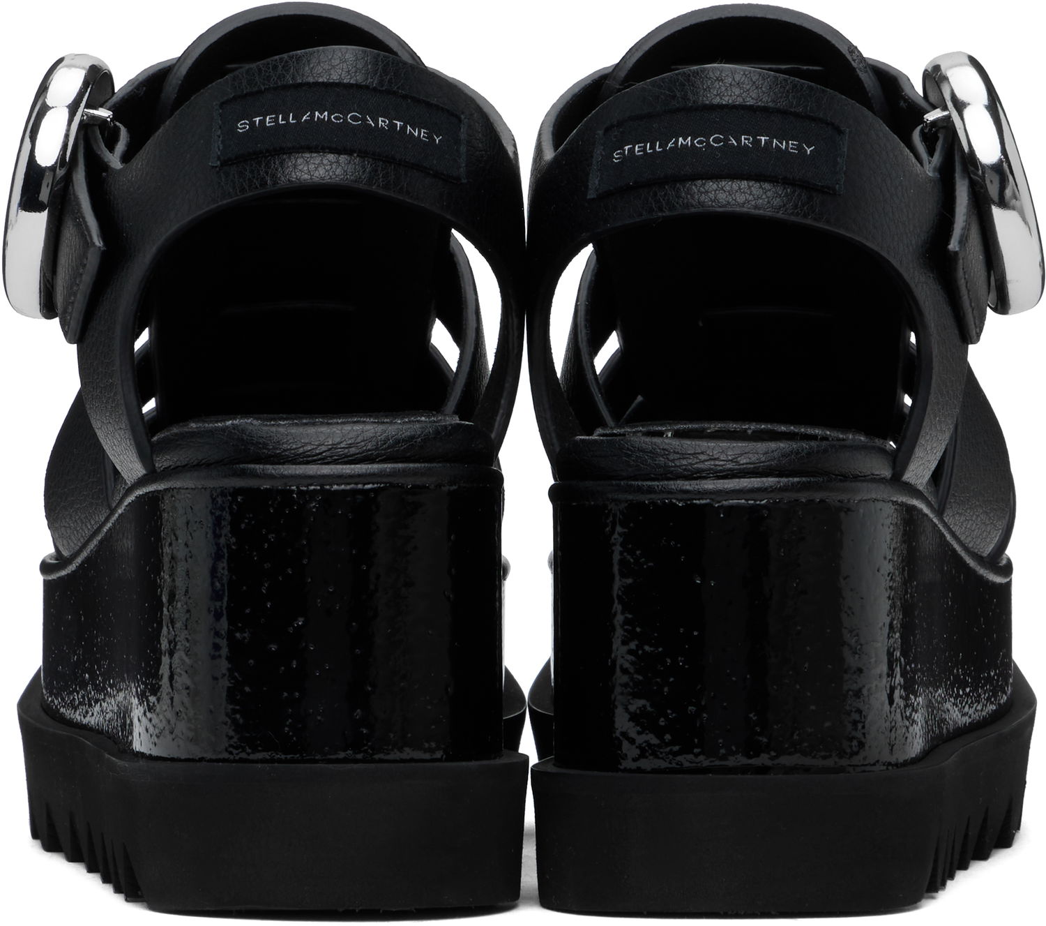 Sneakers og sko Stella McCartney Elyse Platform Heeled Sandals Sort | 810503AP0AV0, 1