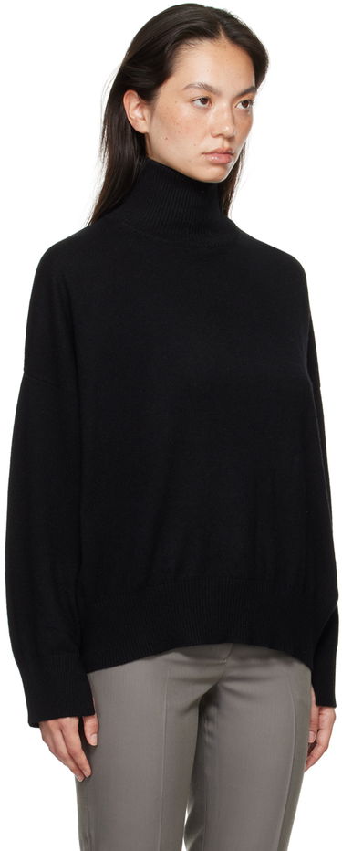Sweater Loulou de Saison Loulou de Saison Murano Turtleneck Sweater Grå | MURANO, 4