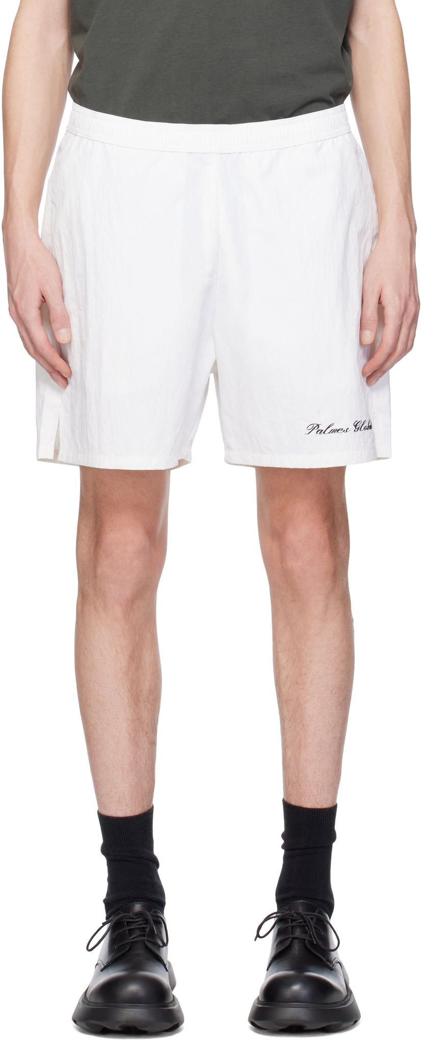 Shorts Palmes Palmes Global Tennis Shorts Hvid | P65-0016-001