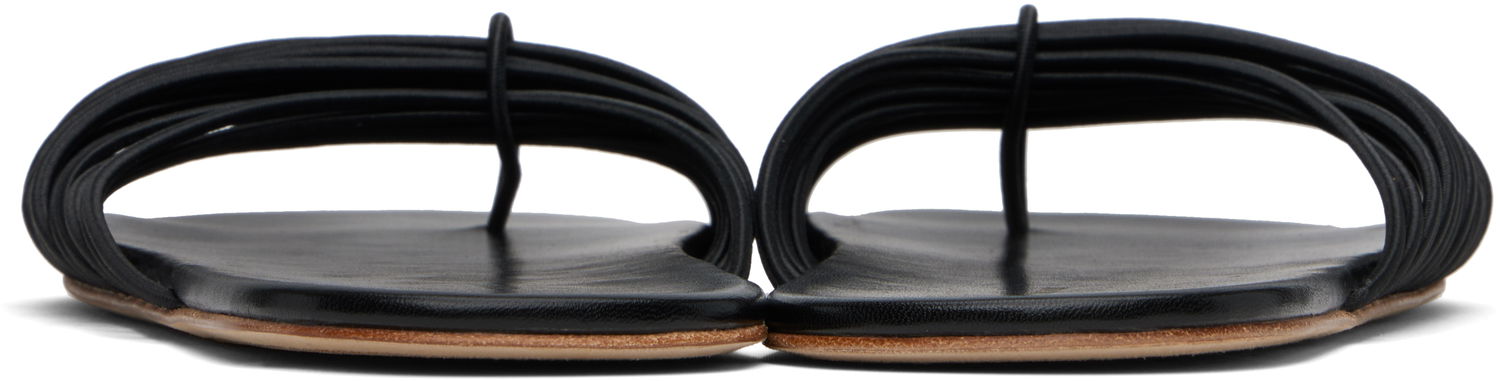 Tilbehør The Row The Row Sara Slide Sandals Sort | F1617-W180, 1