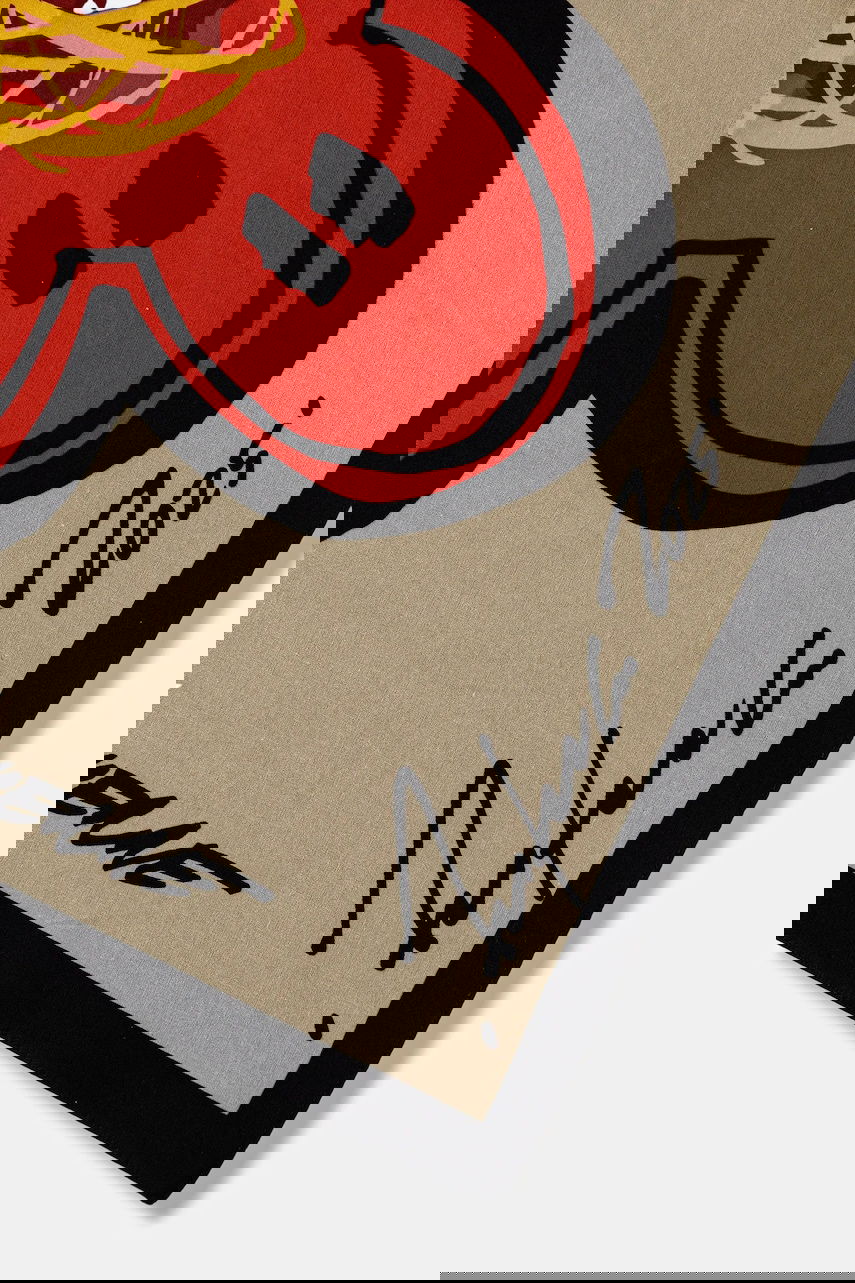 Tørklæde KENZO Kenzo x Futura Printed Bandana Beige | FF68EU230PEH, 1