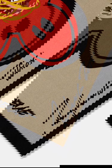 Tørklæde KENZO Kenzo x Futura Printed Bandana Beige | FF68EU230PEH, 1