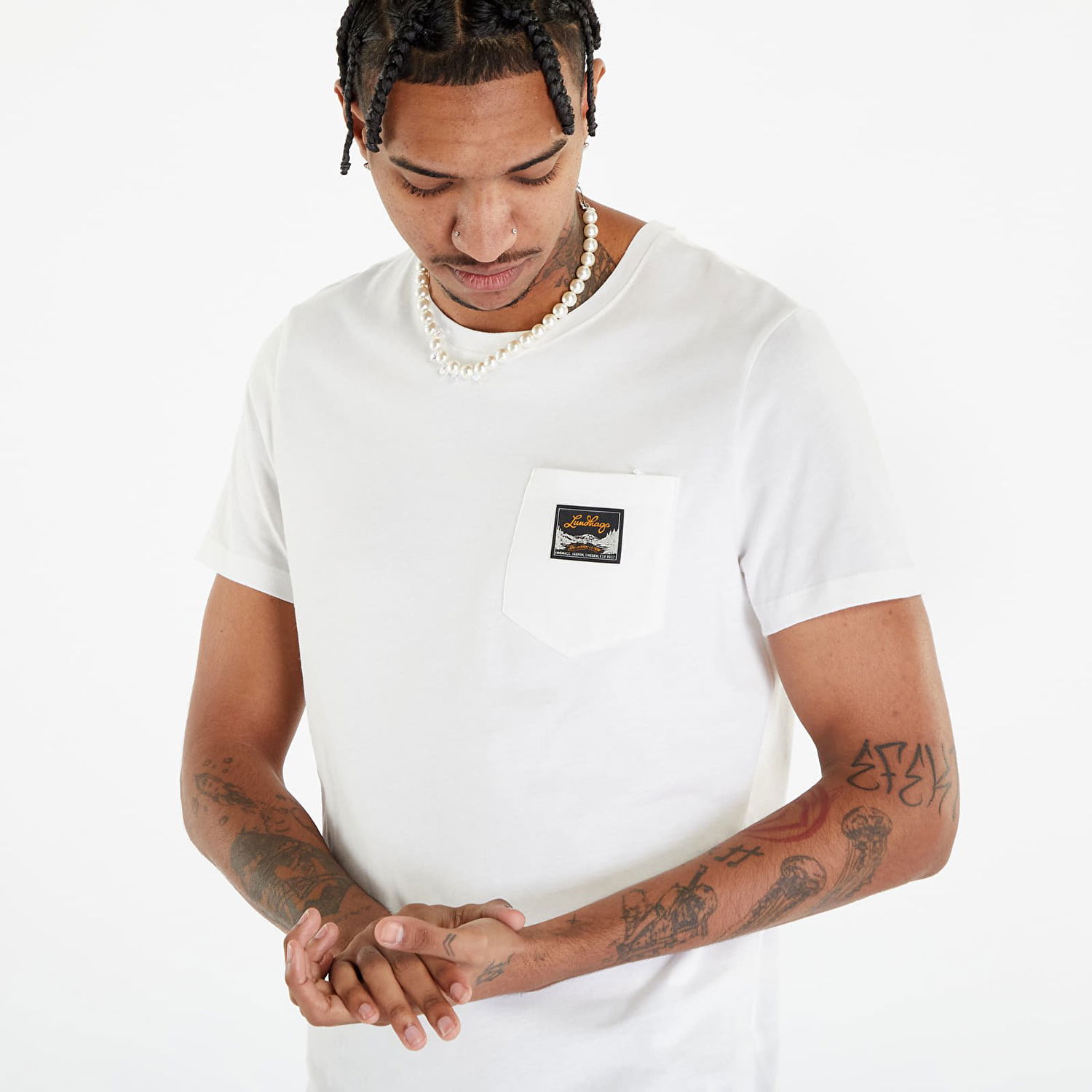 T-shirt Lundhags Lundhags Knak T-Shirt Hvid | 1119099-100, 1
