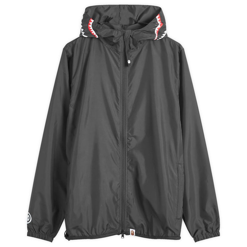 Jakke BAPE A Bathing Ape Women's Shark Hoodie Jacket in Black, Size Medium | END. Clothing Sort | 001LJK302006L-BLK