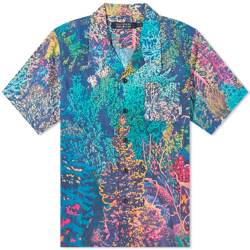 Skjorte BILLIONAIRE BOYS CLUB Wilderness Vacation Shirt Turkis | B23425-MLT