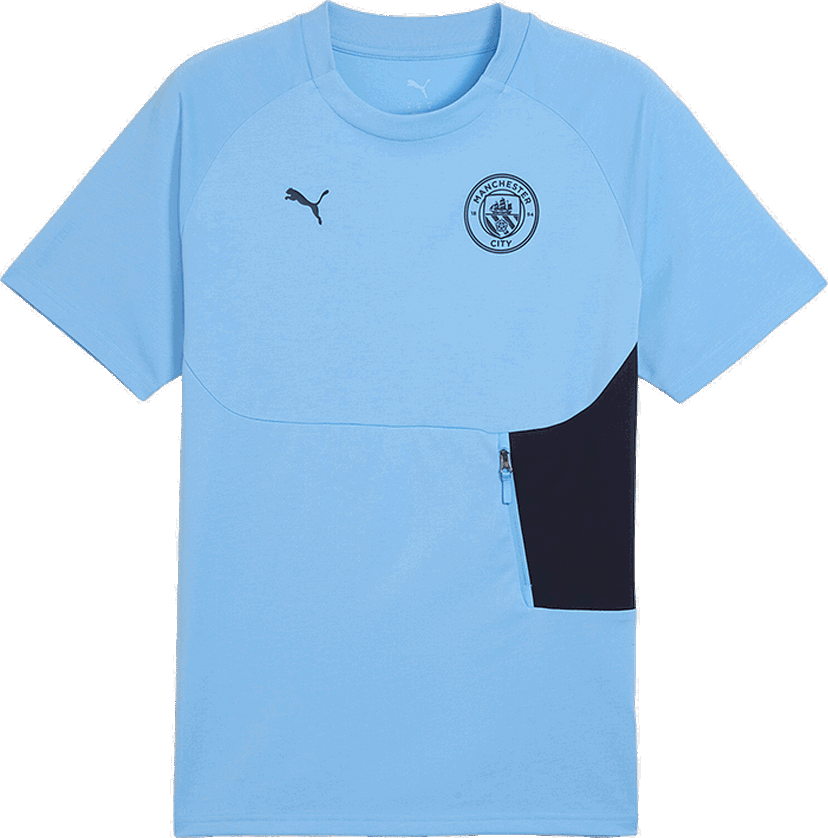 T-shirt Puma Manchester City TECH Pocket T-Shirt Blå | 782655-06