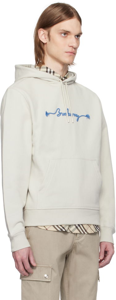 Sweatshirt Burberry Burberry Knot Logo Cotton Hoodie Beige | 8106292, 1