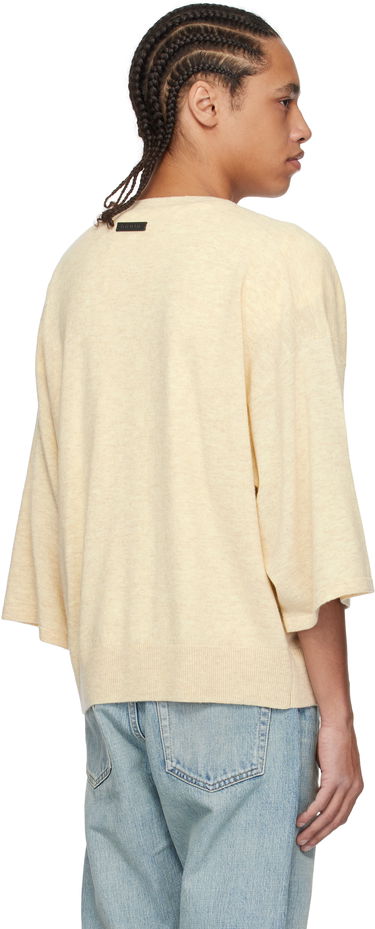 Sweater Fear of God Fear of God Fine Knit Henley Beige | FGE220-213LAW, 2