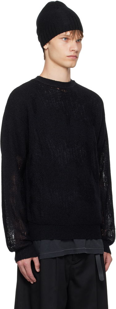 Sweater Ann Demeulemeester Ann Demeulemeester Kamillo Oversize Sweater Sort | B0013187-KN070-099, 1