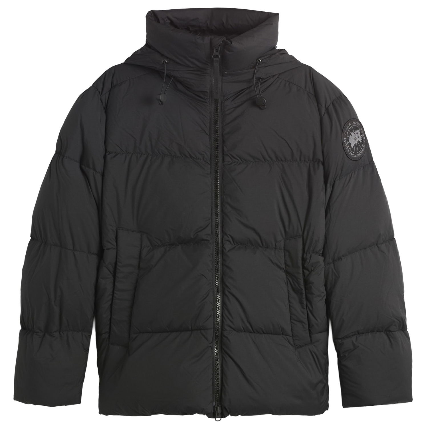 Puffer jakke Canada Goose Crofton Matte Puffer Jacket Sort | 2282MB-9061, 1