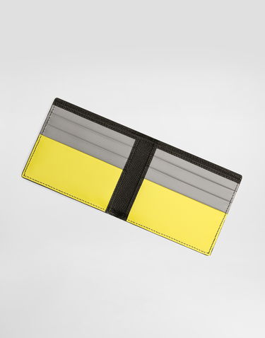 Tegnebog Dolce & Gabbana Dolce & Gabbana Dauphine Leather Bi-Color Wallet Gul | BP1321A6N728N971, 3