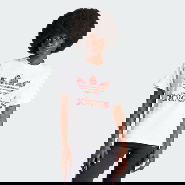 T-shirt adidas Originals Leopard Luxe Trefoil T-shirt Hvid | IY7054, 1