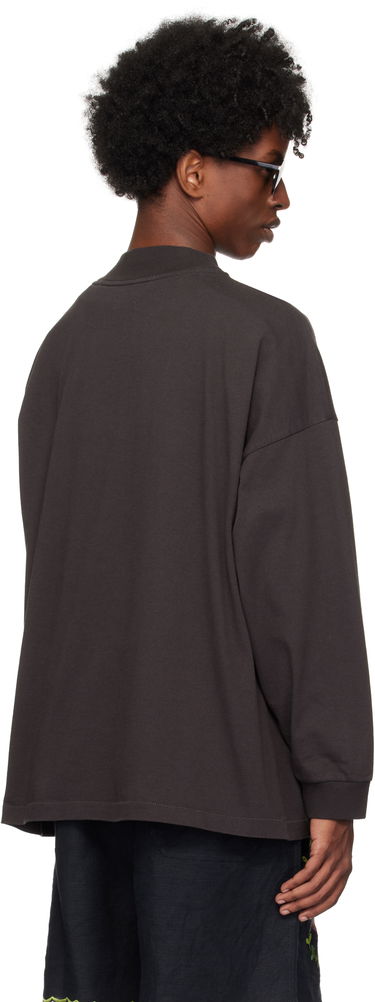 Sweater Bode Bode Barry Mockneck T-Shirt Brun | MRF24CS027, 2