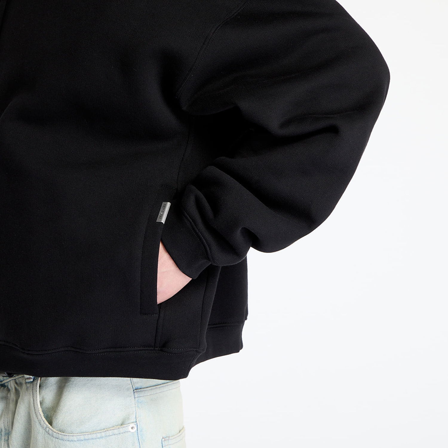 Sweatshirt Represent Clo REPRESENT Initial Boxy Zip Hoodie Sort | INM414-001, 1
