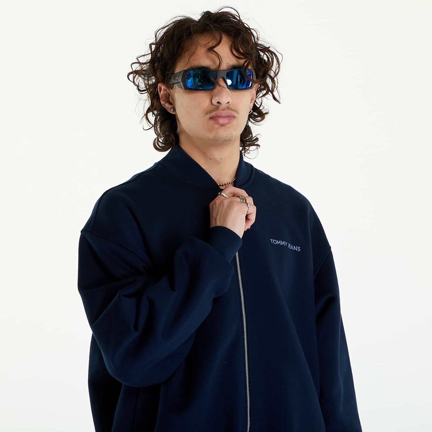Sweatshirt Tommy Hilfiger bomber Tommy Jeans Boxy New Classics Bomber Sort | DM0DM18406 C1G, 1
