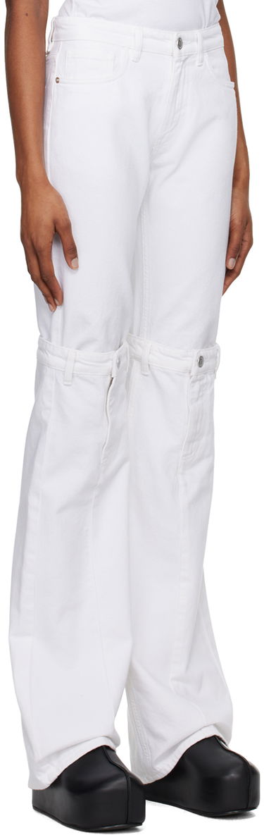 Jeans Coperni Open Knee Jeans Hvid | COPP55251, 1