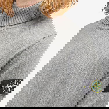 Sweater Stone Island Turtleneck Knit Sweater Grå | 8115505A2-V0M64, 5