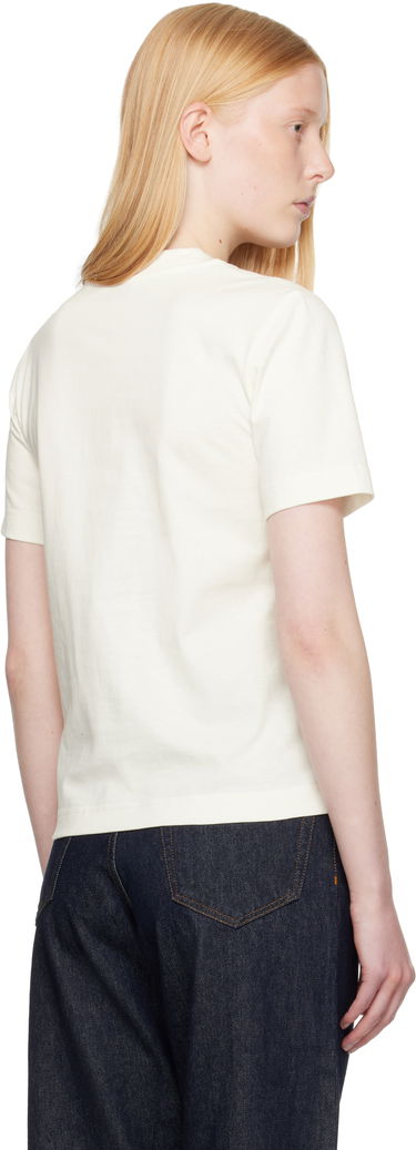 T-shirt Burberry Burberry Large Logo Graphic T-Shirt Hvid | 8110955, 2