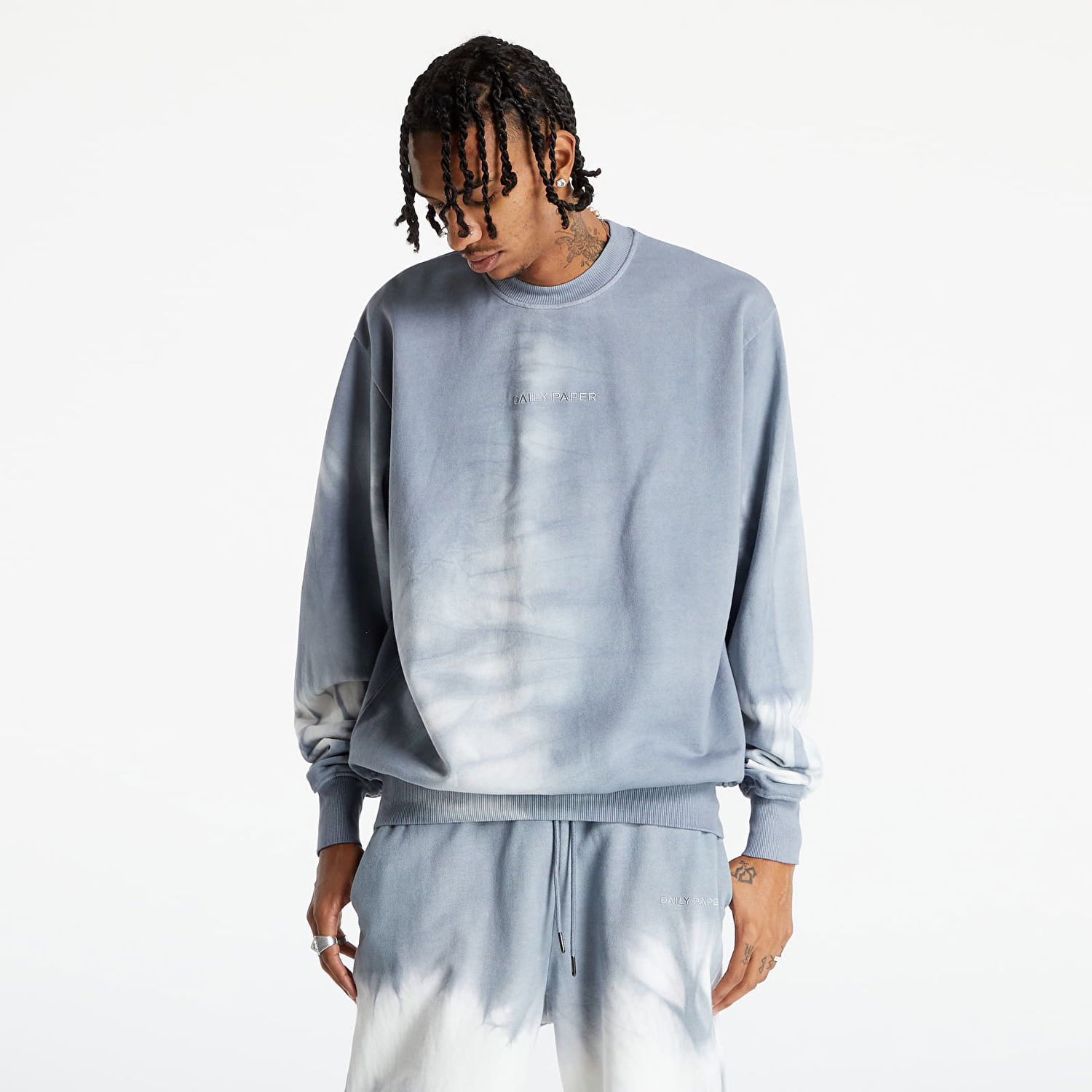 Sweatshirt DAILY PAPER Lennox Sweater Grå | 2121029, 0