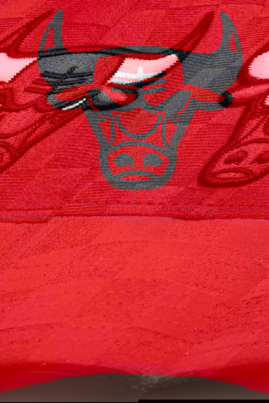 Kasket New Era Chicago Bulls Tonal Check 940 Velour Baseball Cap Rød | 60595441, 1
