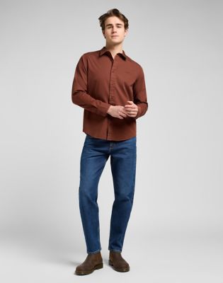 Skjorte Lee Regular Patch Shirt Luxe Brun | 112370549, 1