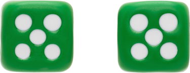 Øreringe VEERT VEERT 'The Enamel Dice' Earrings Grøn | OR03GREEN, 0