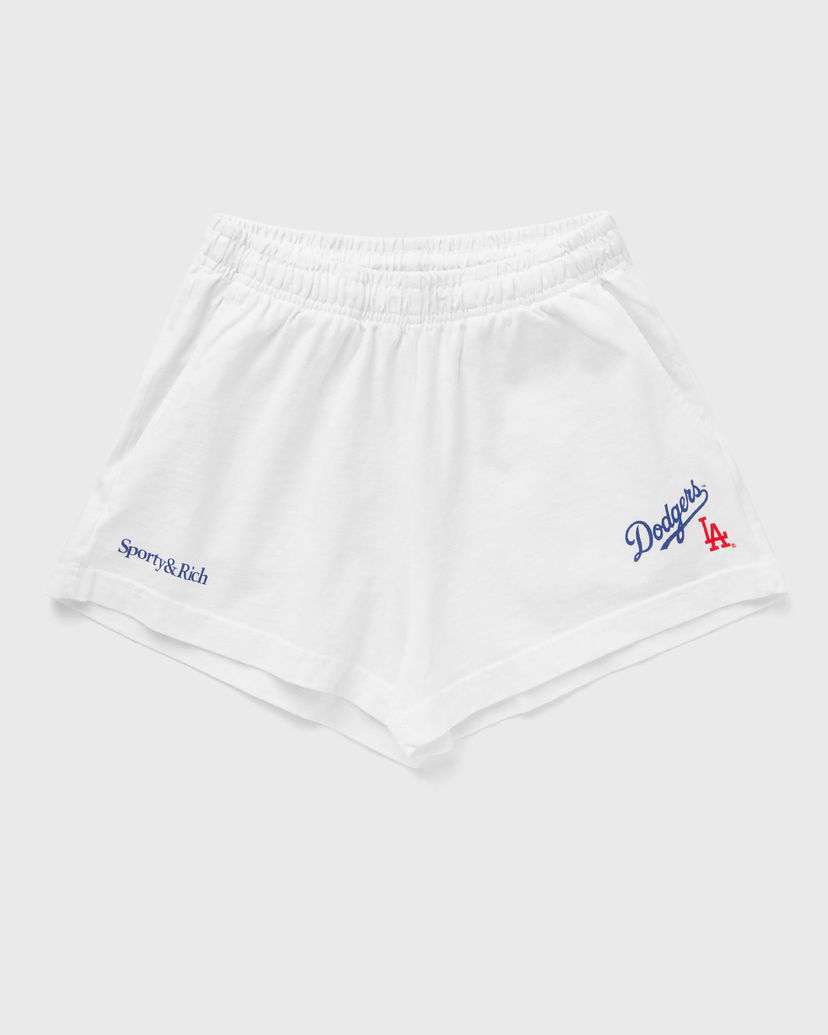 Shorts Sporty & Rich Sporty & Rich Dodgers Disco Shorts Hvid | SH037627666WH01
