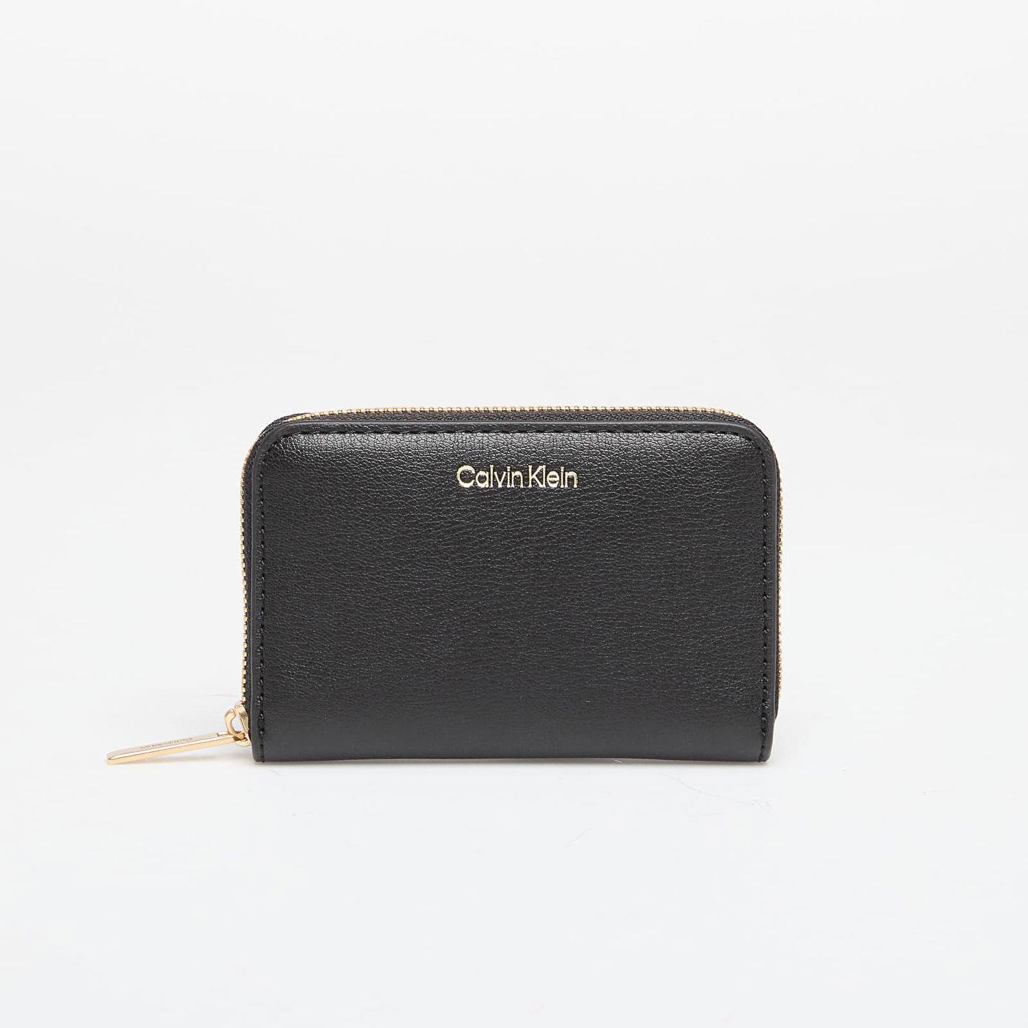 Tegnebog CALVIN KLEIN Wallet Foil Logo Medium Zip Around Black Sort | LV04F1091G 332, 1