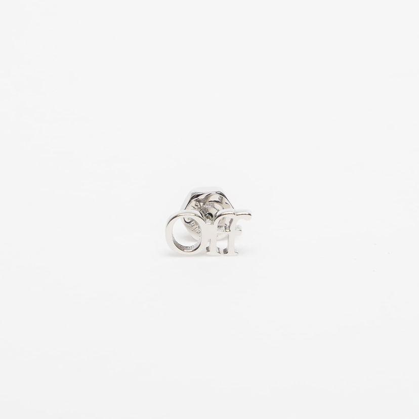 Øreringe Off-White Off-White Logo Mono Earring Metalisk | OMOD063C99MET0017200