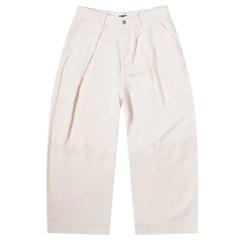 Bukser YMC Deadbeat Linen Trousers XX-Small Beige | Q4WMK-60