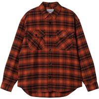 Skjorte Carhartt WIP L/S Krenz Shirt Rød | I032271.1P9XX, 0