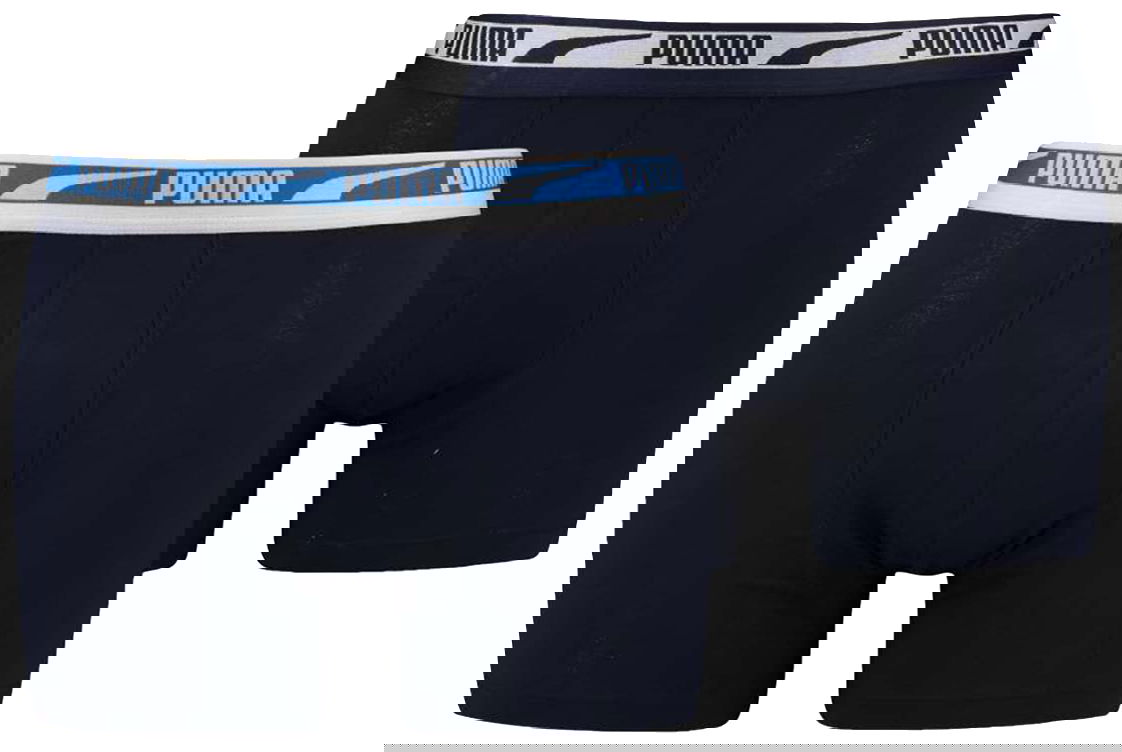 Boksere Puma Multi Logo 2-pack Boxers Sort | 701221416-002, 0