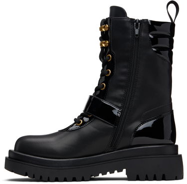 Sneakers og sko Versace Versace Jeans Couture Pin-Buckle Boots Sort | E79VA3S67_E71570, 2